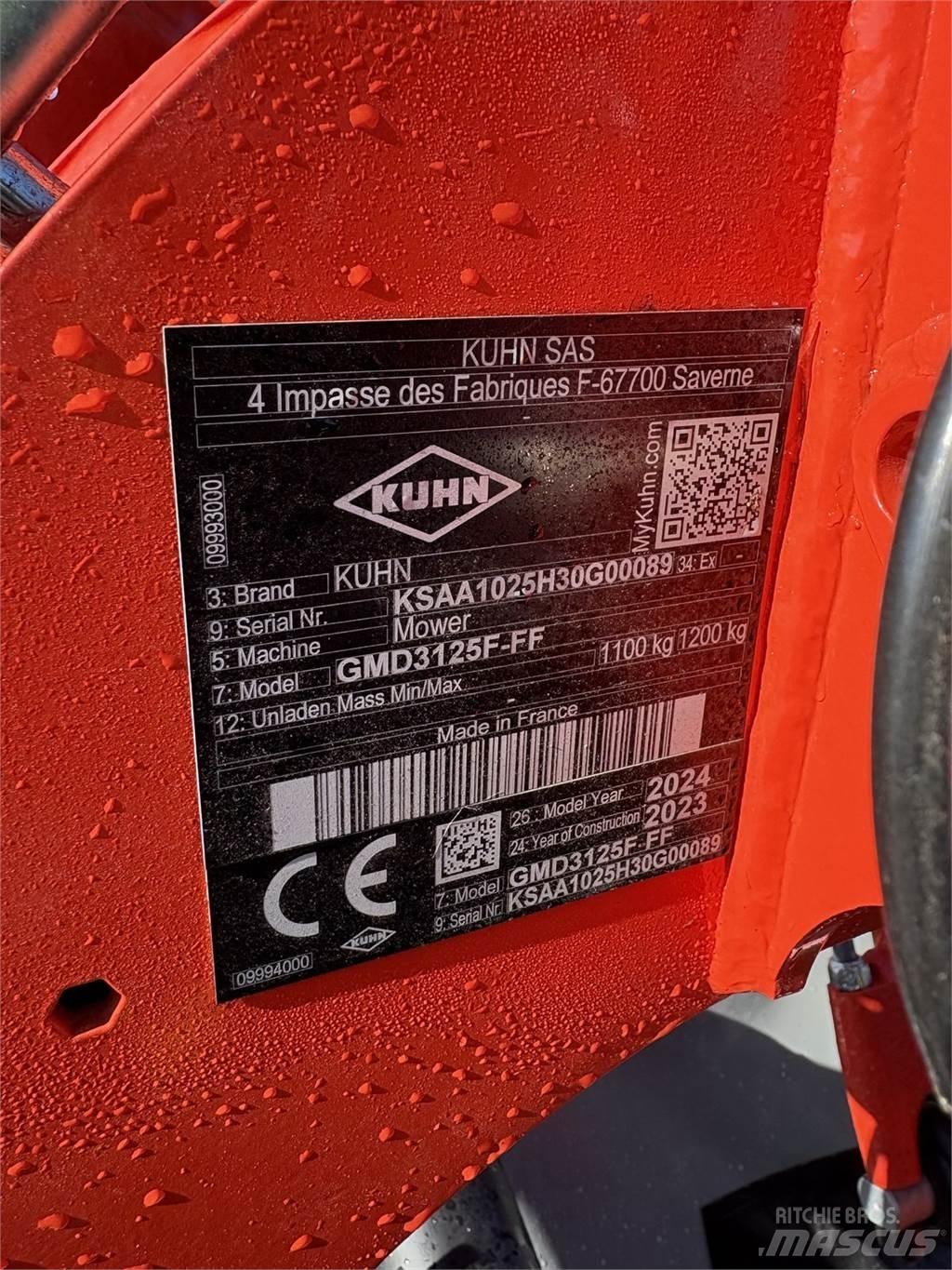 Kuhn GMD 3125 F - FF 芝刈り機