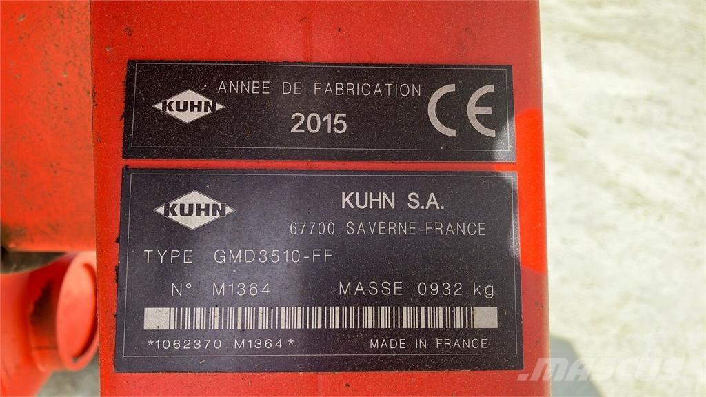 Kuhn GMD 3510 FF 芝刈り機