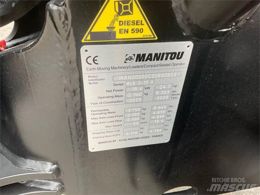 Manitou MLA 3-25 H フロントローダーとディガー