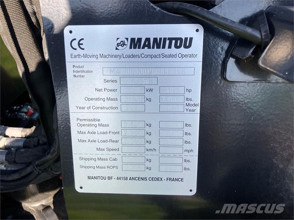 Manitou MLA5-50 フロントローダーとディガー