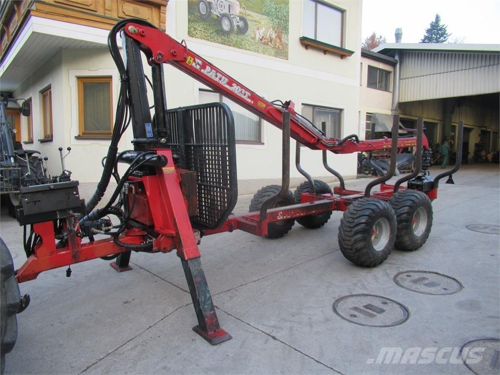 Patu 8T + 203T 林業トレーラー