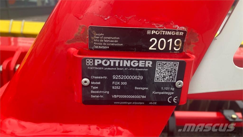 Pöttinger Fox 300 ディスクハロー