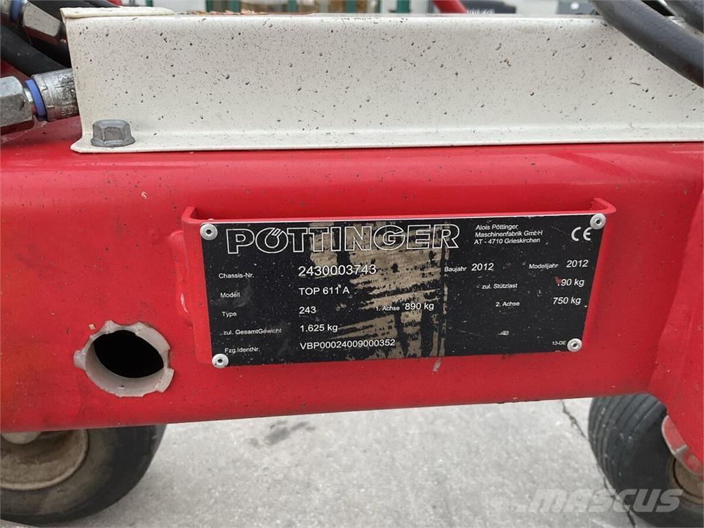 Pöttinger Top 611 スワーサー・ウインドローア