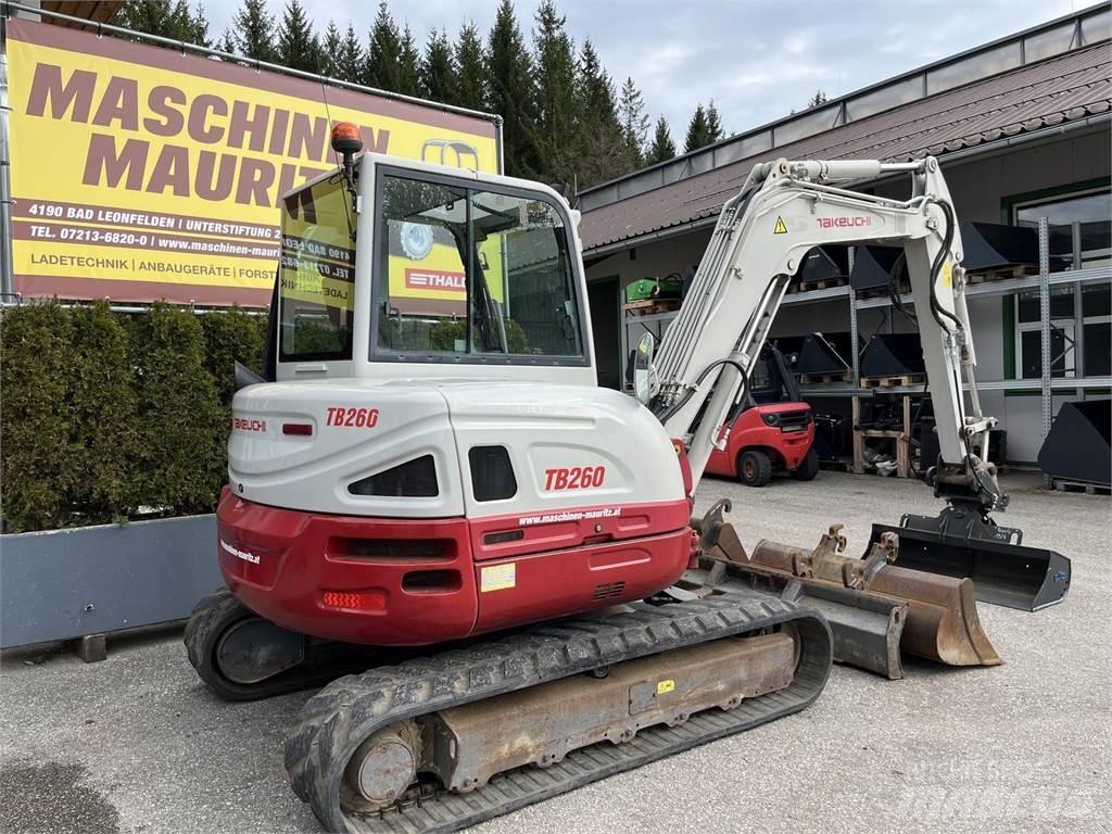 Takeuchi TB 260 ミニ油圧ショベル 7t以下（ミニユンボ・ミニディガー）