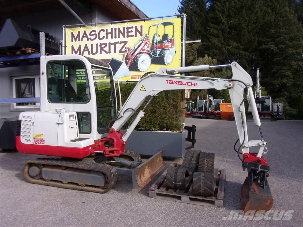 Takeuchi TB125 ミニ油圧ショベル 7t以下（ミニユンボ・ミニディガー）