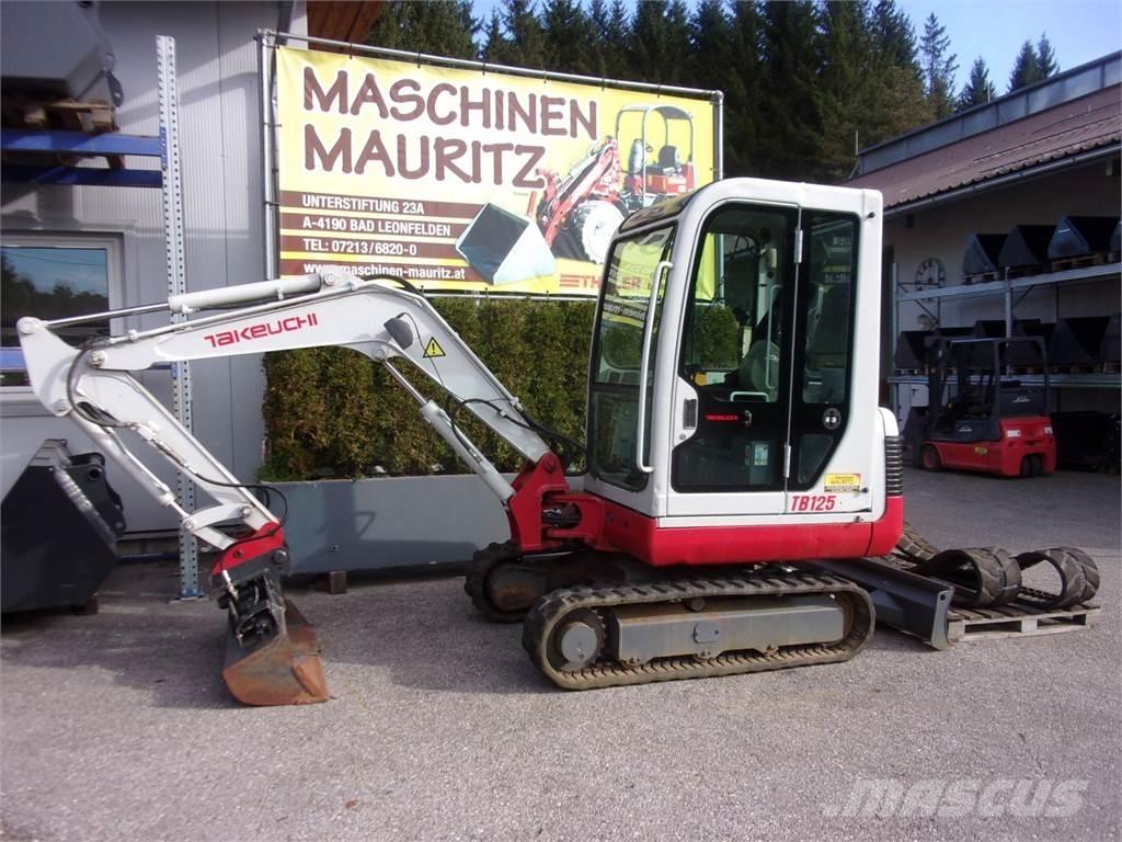 Takeuchi TB125 ミニ油圧ショベル 7t以下（ミニユンボ・ミニディガー）