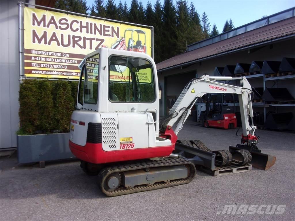 Takeuchi TB125 ミニ油圧ショベル 7t以下（ミニユンボ・ミニディガー）