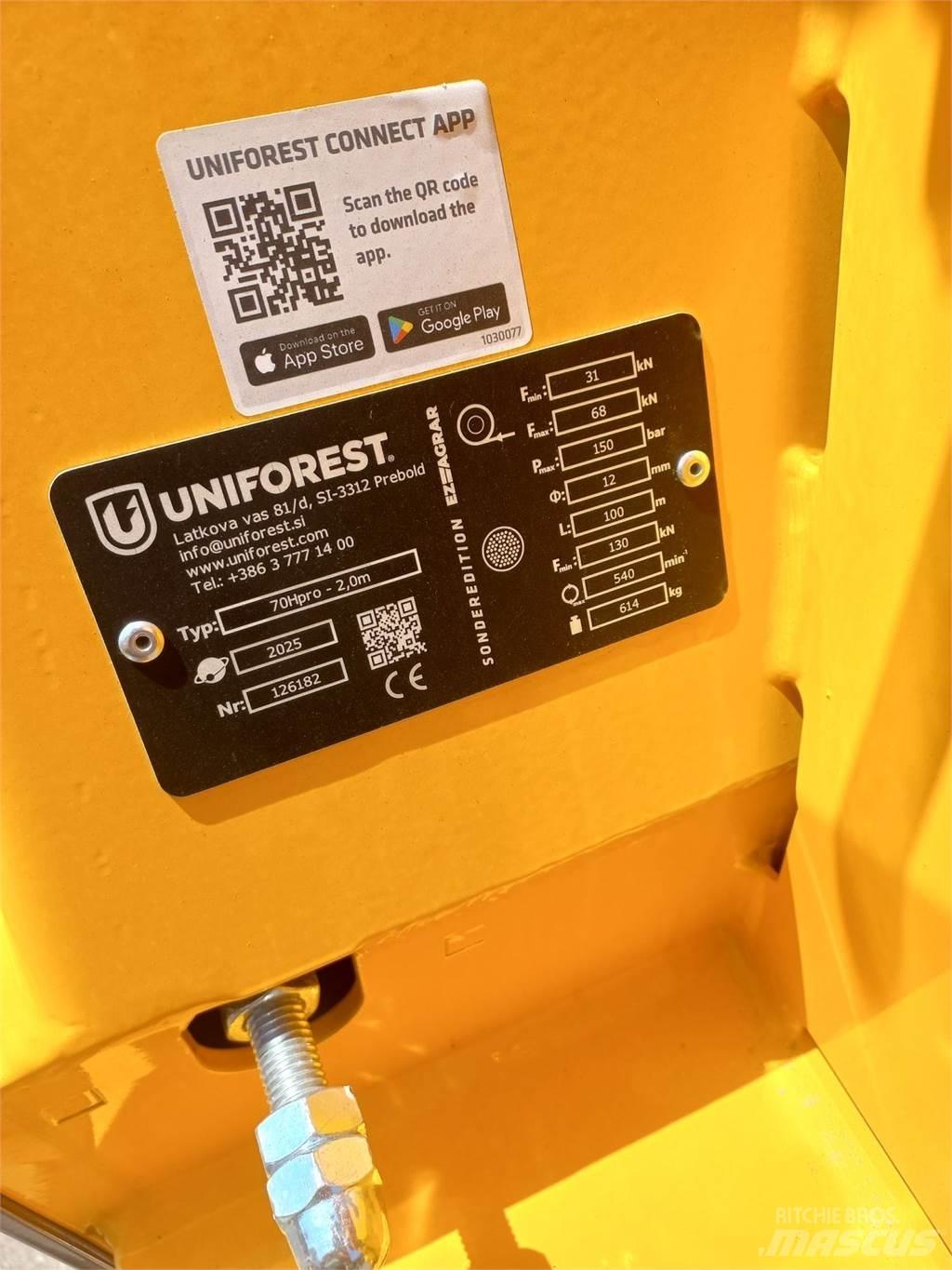 Uniforest 70 HPRO ウインチ