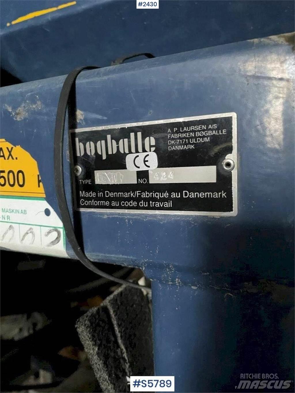 Bogballe EXW 1000 その他肥料用機材とアクセサリー・アタッチメント