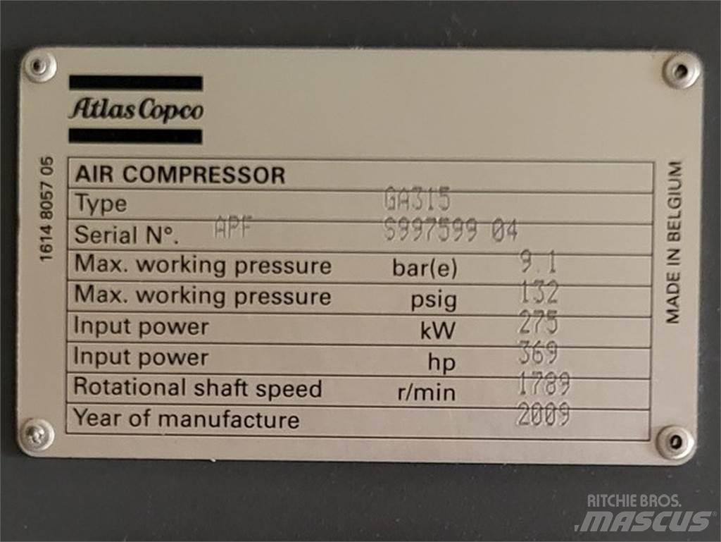 Atlas Copco GA315 コンプレッサー