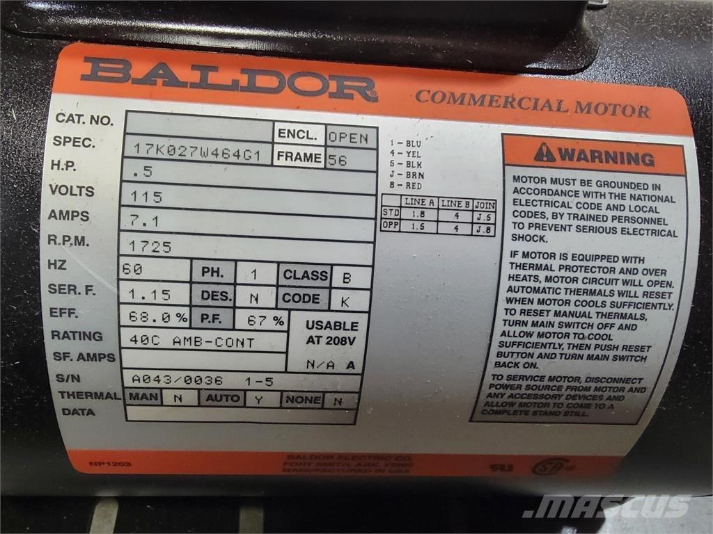 Baldor 17K027W464G1 産業用エンジン