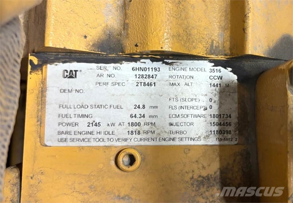 CAT 3516B ディーゼル発電機