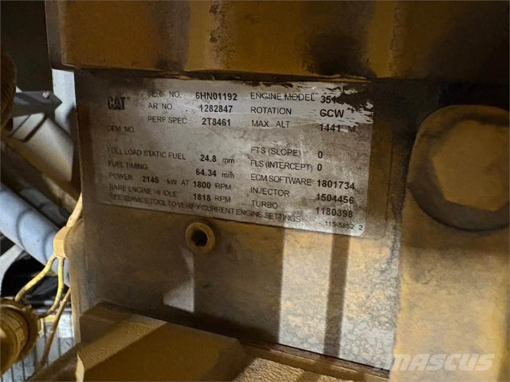 CAT 3516B ディーゼル発電機