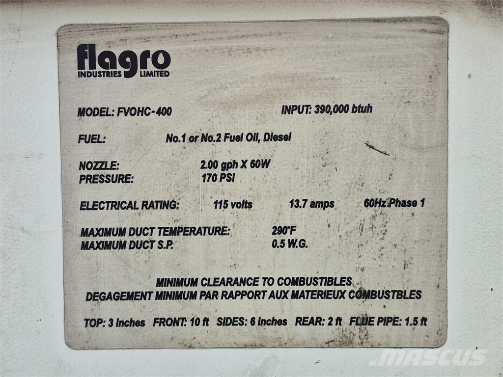 Flagro FVOHC-400 加熱・解凍設備