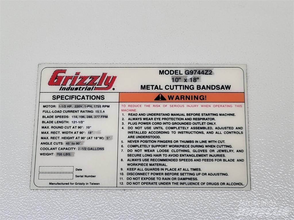 Grizzly G9744Z2 建設機械 -　その他