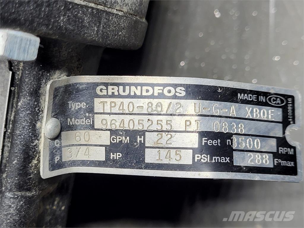 Grundfos 96405255 ウォーターポンプ