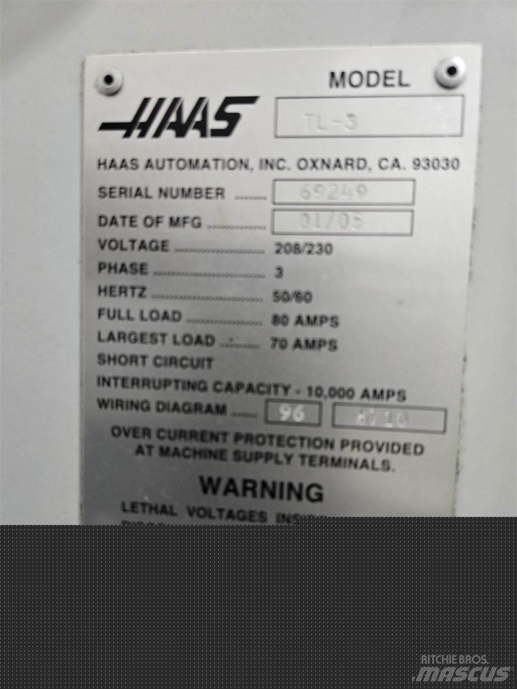 Haas TL3 建設機械 -　その他