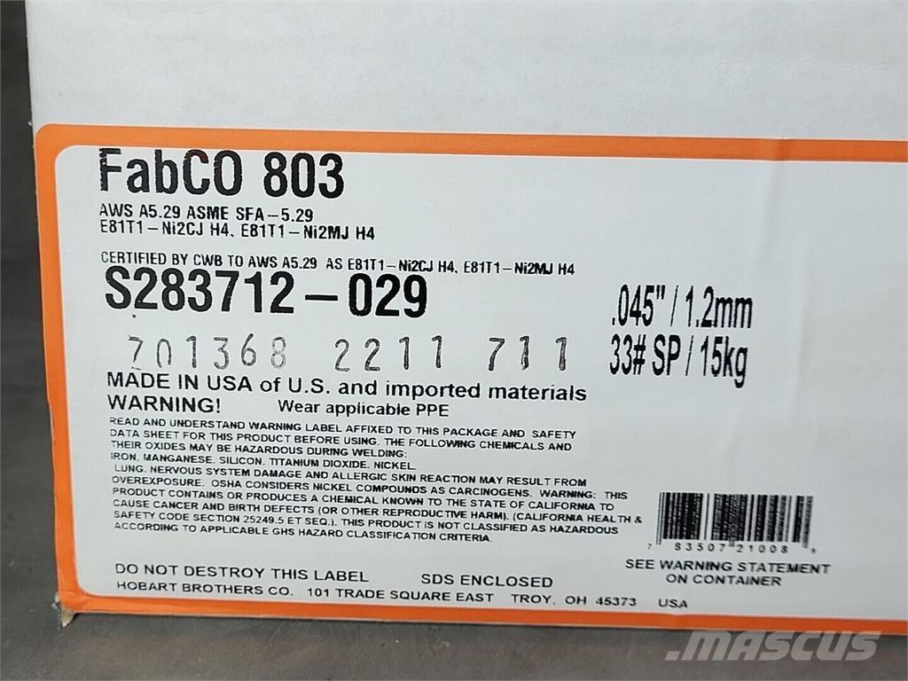 Hobart S283712-029 溶接機