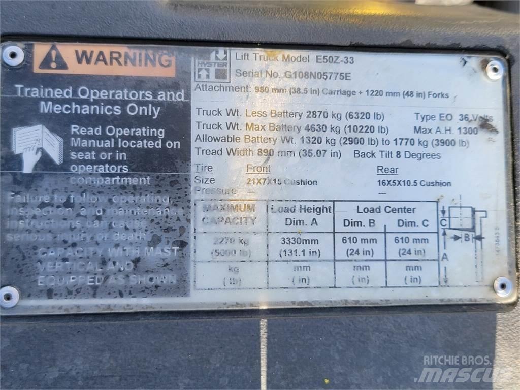 Hyster E50Z-33 建設機械 -　その他
