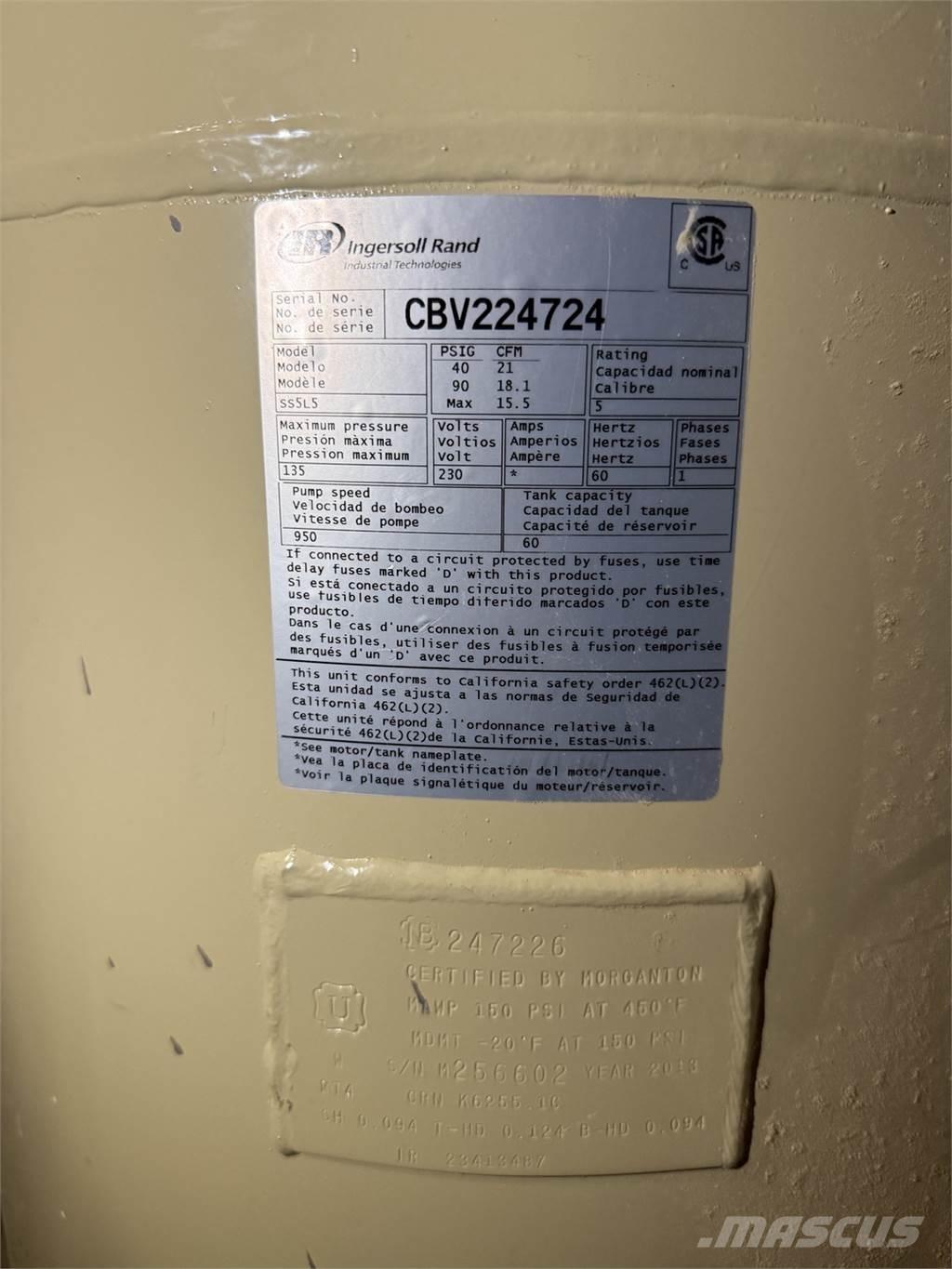 Ingersoll Rand SS5L5 コンプレッサー