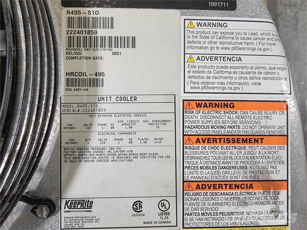  KEEPRITE R495-S1D 加熱・解凍設備