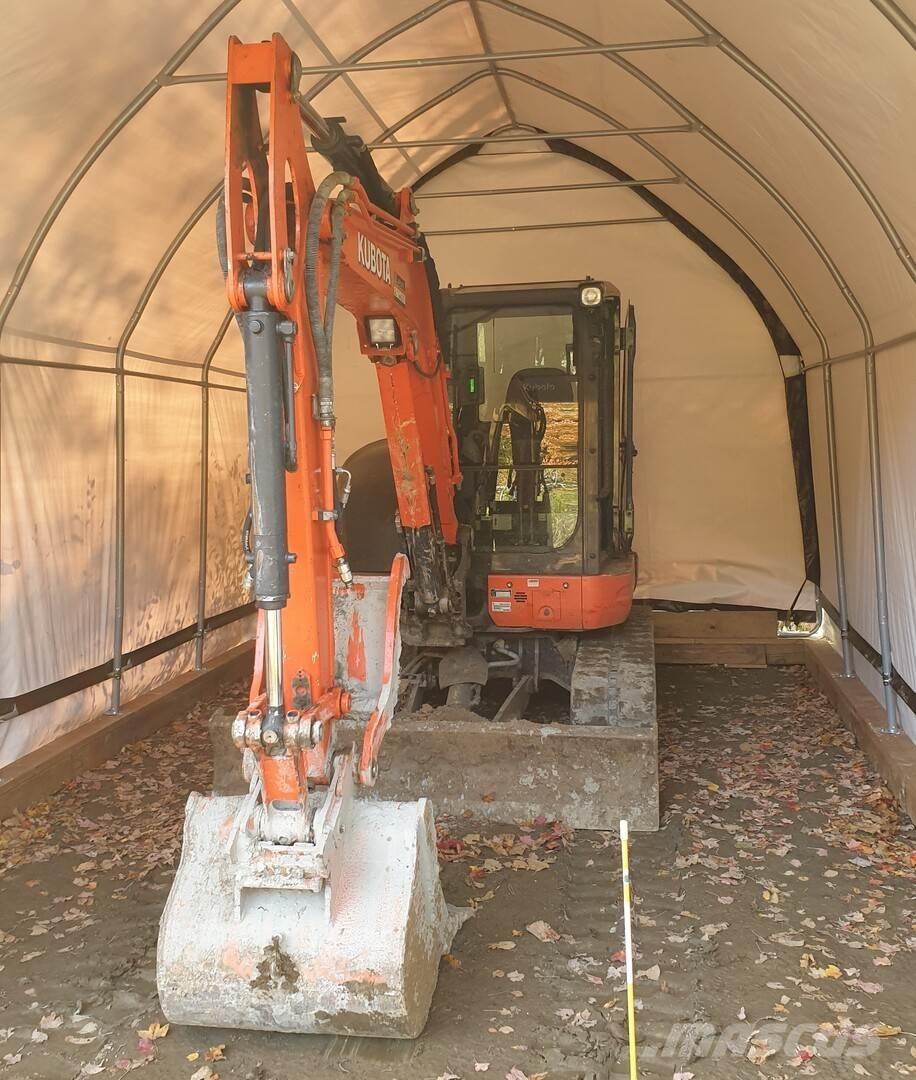 Kubota U55-4 ホイール式油圧ショベル（パワーショベル・ユンボ・バックホー）