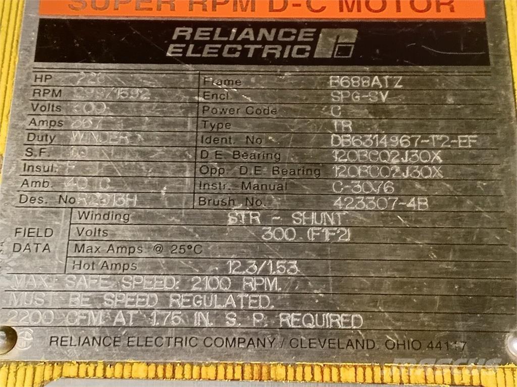  RELIANCE ELECTRIC 産業用エンジン