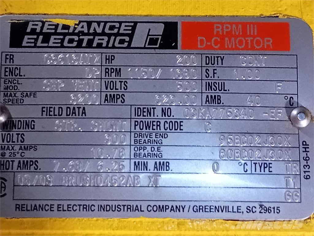  RELIANCE ELECTRIC 産業用エンジン