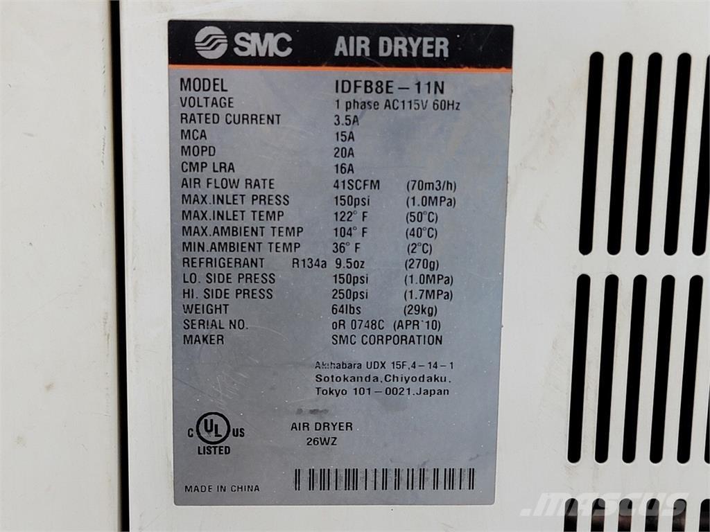  SCM IDFB8E-11N 圧縮空気ドライヤー