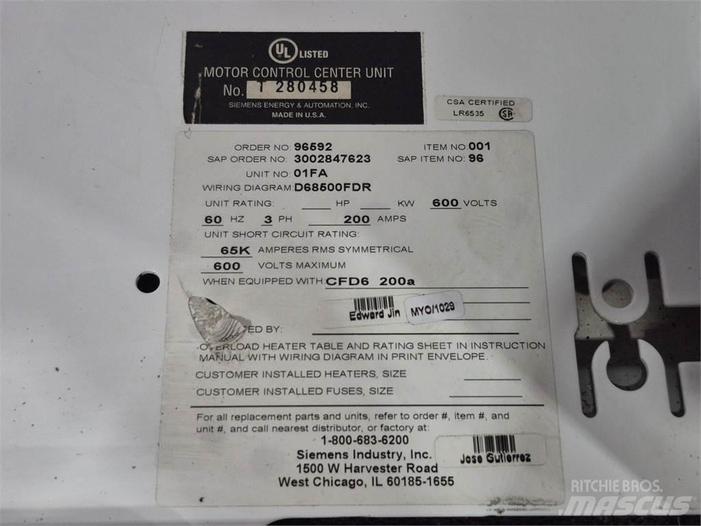 Siemens CFD63B200 建設機械 -　その他