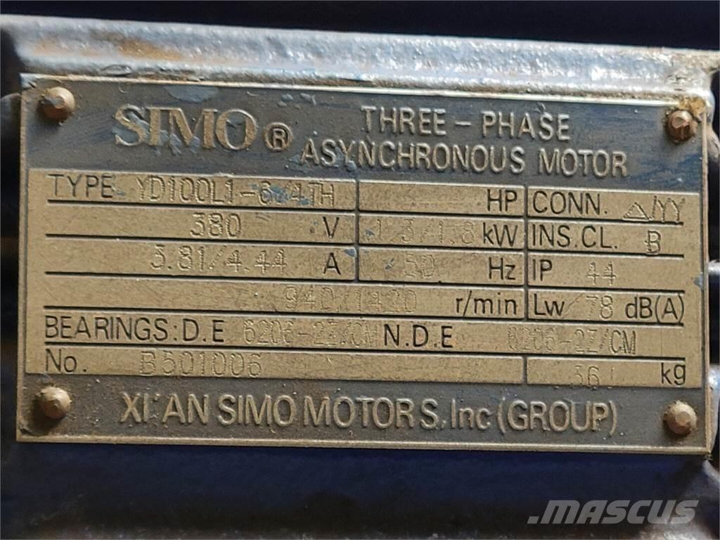  SIMO YD100L1-6/4TH 産業用エンジン