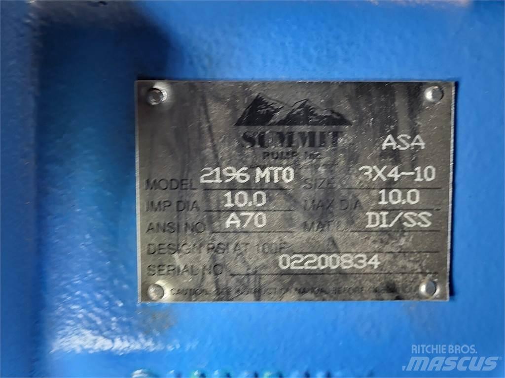  SUMMIT PUMP 2196MTO 掘削装置アクセサリー・アタッチメント及びスペアパーツ
