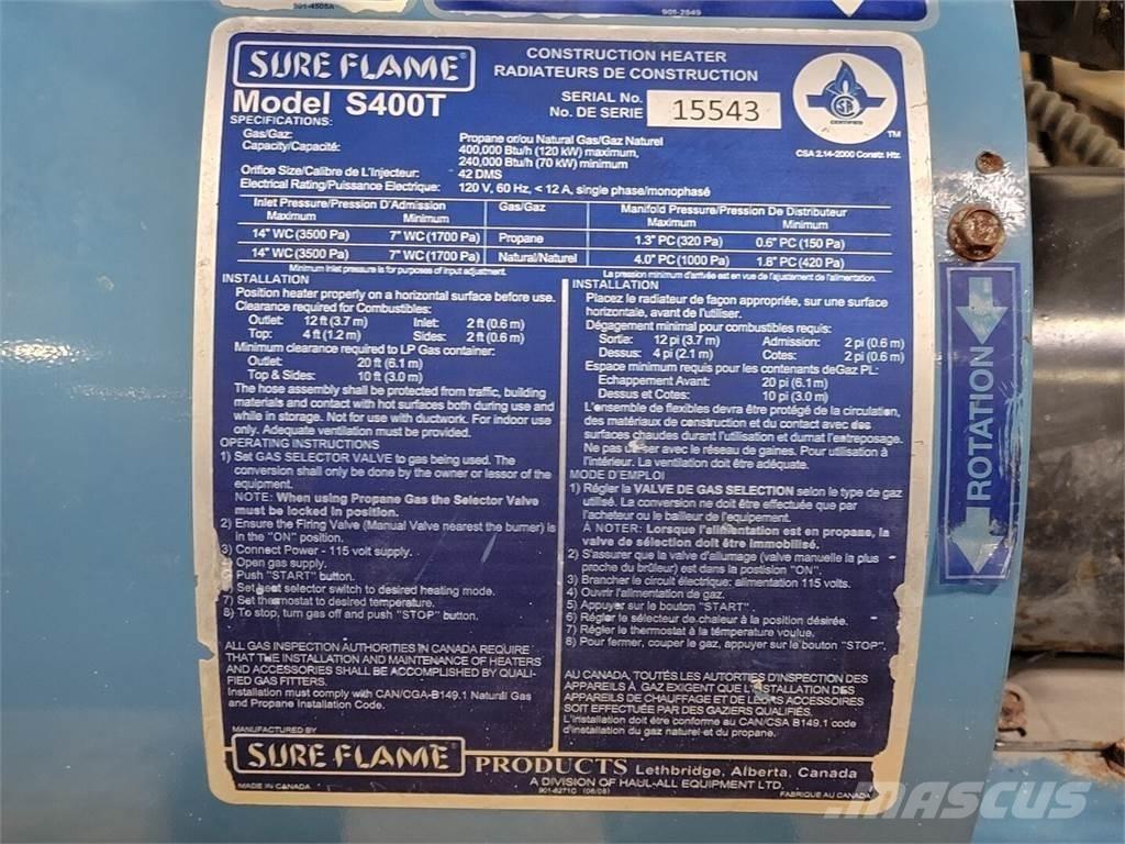  SURE FLAME S400T 加熱・解凍設備