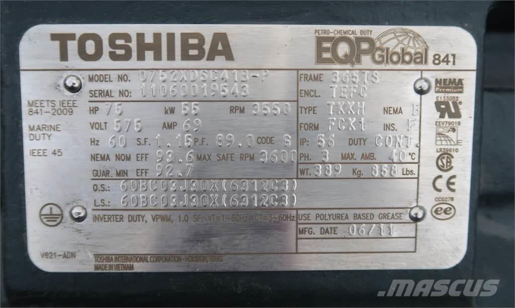 TOSHIBA 0752XDSC41B-P 産業用エンジン