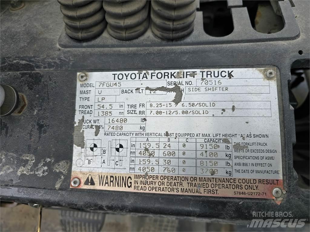 Toyota 7FGU45 建設機械 -　その他