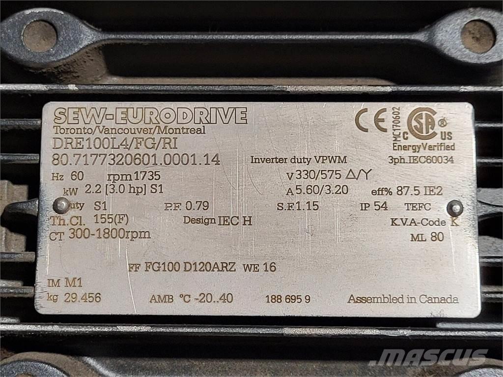  WEG DRE100L4/FG/RI 産業用エンジン