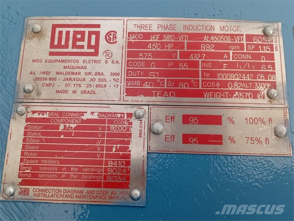  WEG HGF 5810-VFD 産業用エンジン