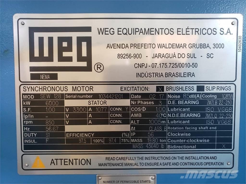  WEG SEW 128 産業用エンジン