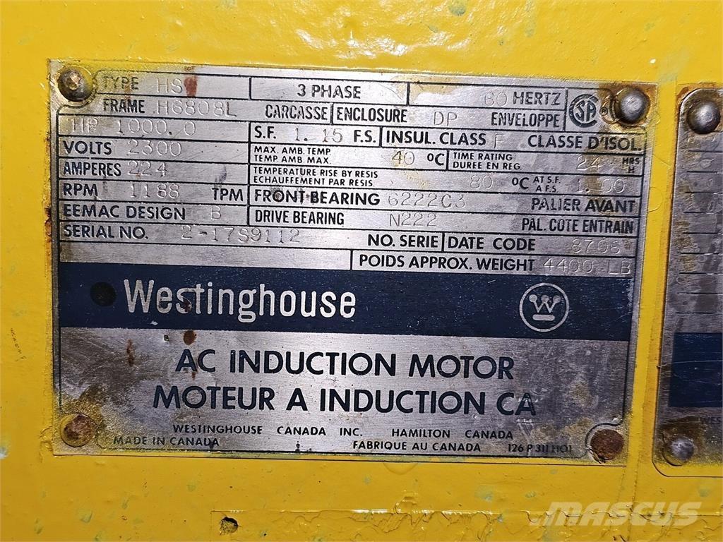 Westinghouse  産業用エンジン