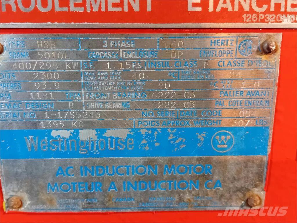 Westinghouse HSB 産業用エンジン