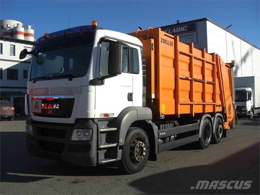 MAN 26320L TGS 塵芥車、パッカー車