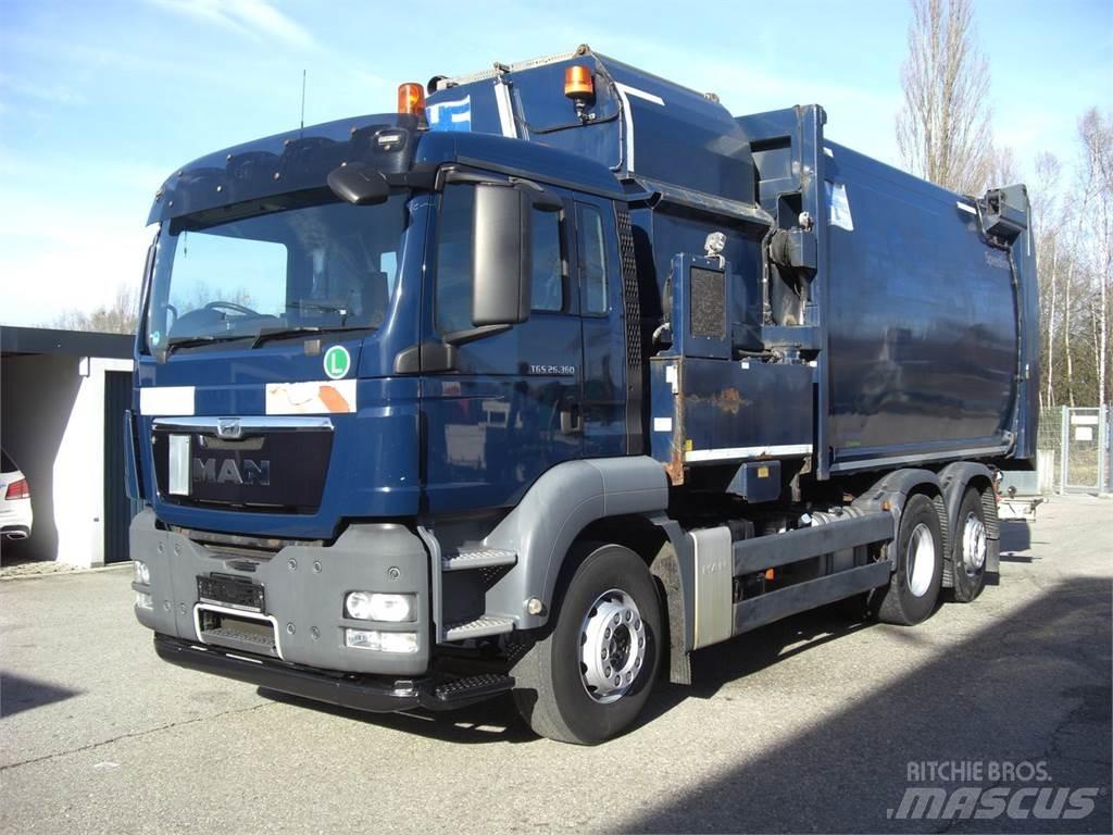 MAN 26360FNLL / RECHTSGEST. 塵芥車、パッカー車