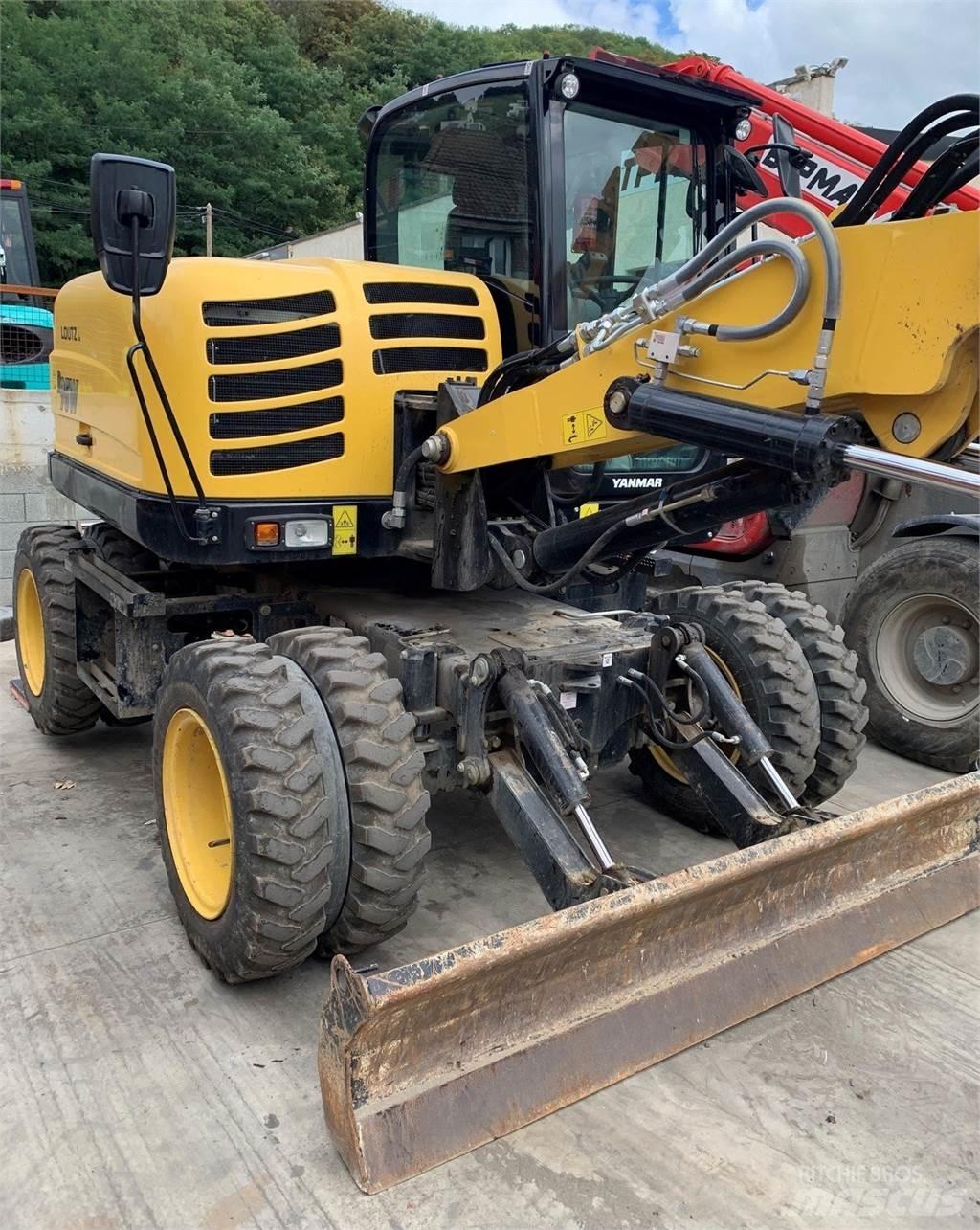 Yanmar B95W ホイール式油圧ショベル（パワーショベル・ユンボ・バックホー）