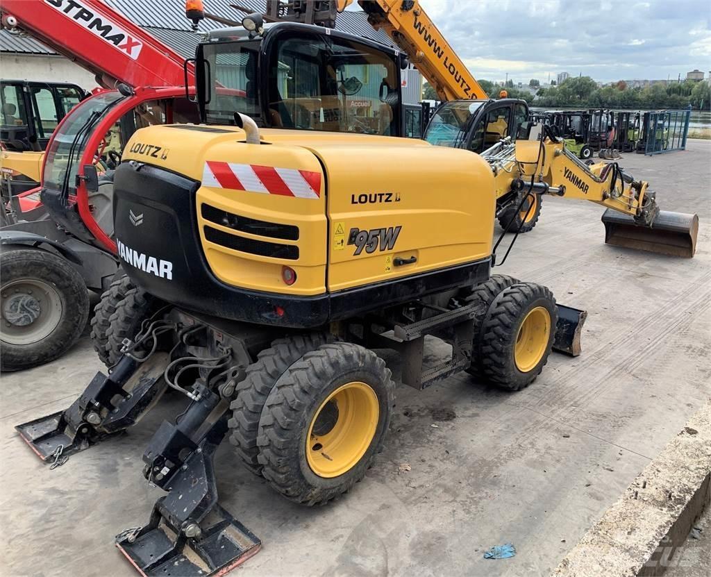 Yanmar B95W ホイール式油圧ショベル（パワーショベル・ユンボ・バックホー）