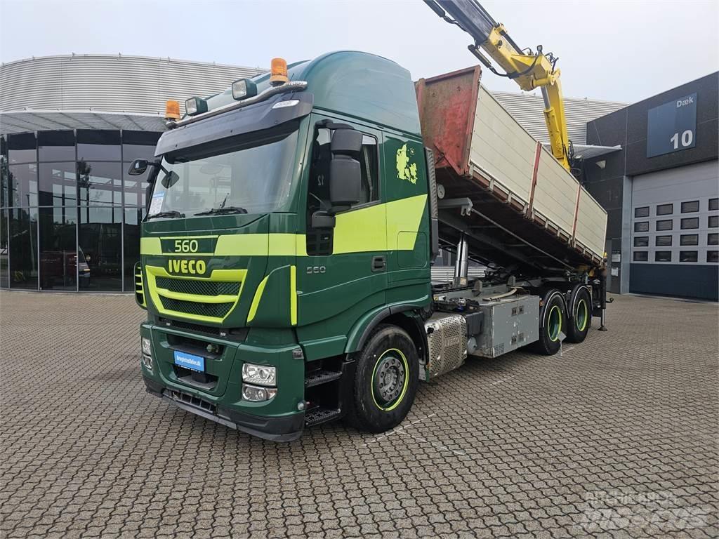 Iveco Stralis 560 6x4 ケーブルリフト着脱式トラック
