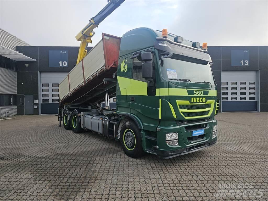 Iveco Stralis 560 6x4 ケーブルリフト着脱式トラック