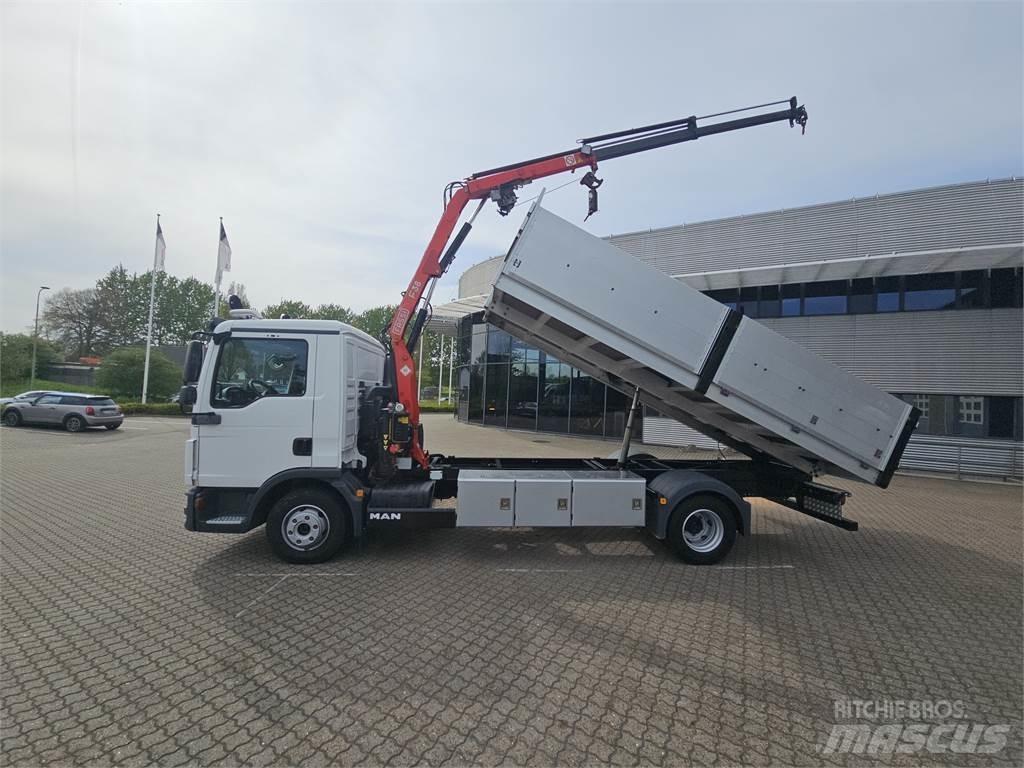 MAN TGL 10.220 クレーントラック、ユニック車