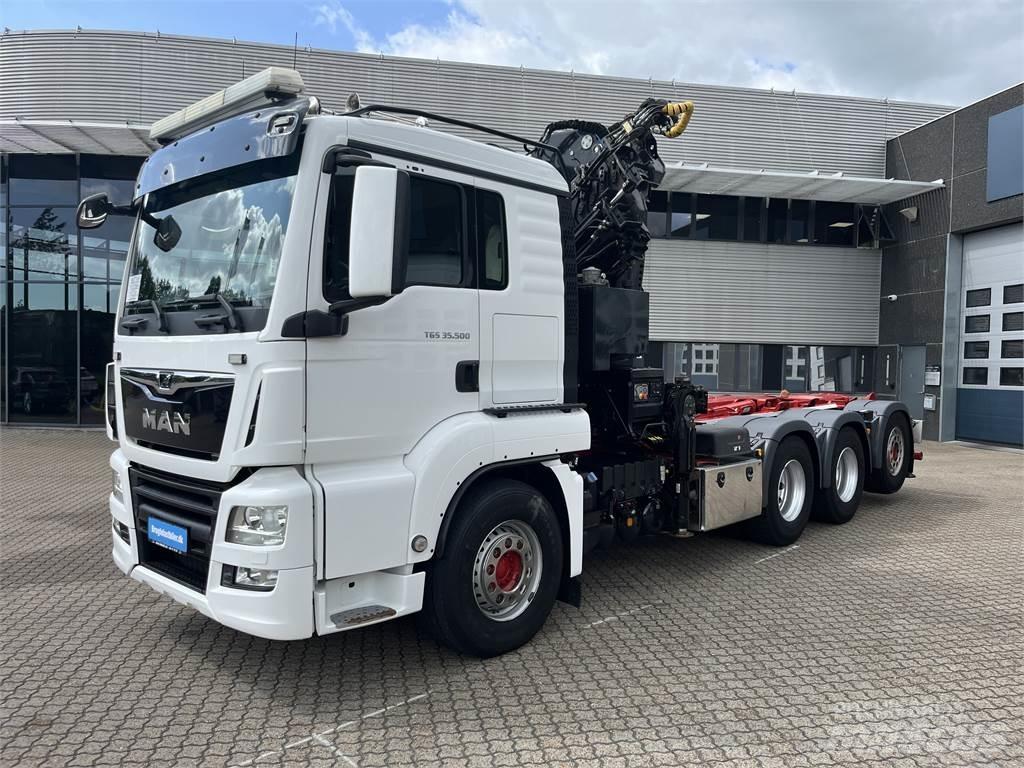 MAN TGS 35.500 8x4 ケーブルリフト着脱式トラック