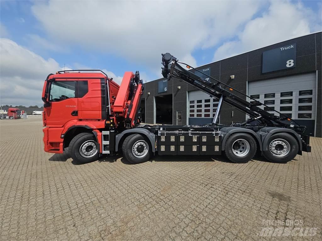 MAN TGS 35.540 8X2H-6 ケーブルリフト着脱式トラック