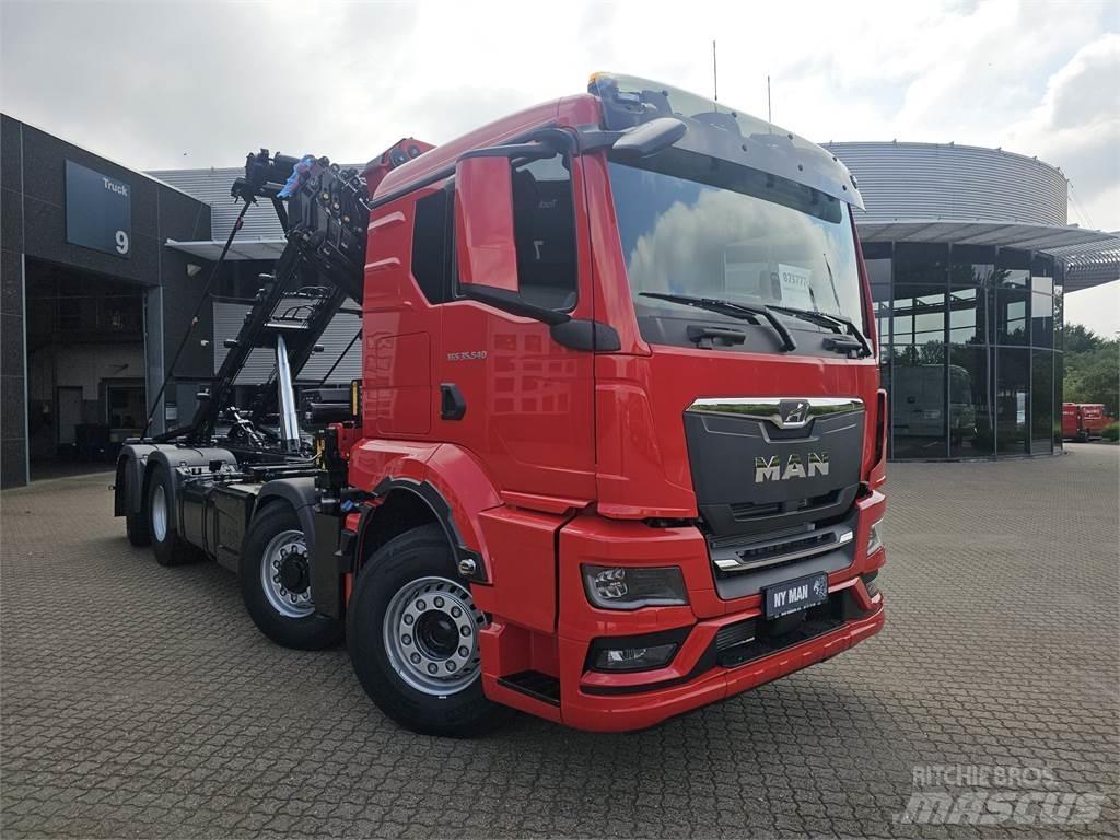 MAN TGS 35.540 8X2H-6 ケーブルリフト着脱式トラック